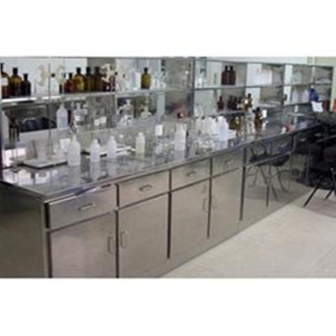 Mobília de aço inoxidável industrial do laboratório com armário, armários do laboratório do metal dos cosméticos 0