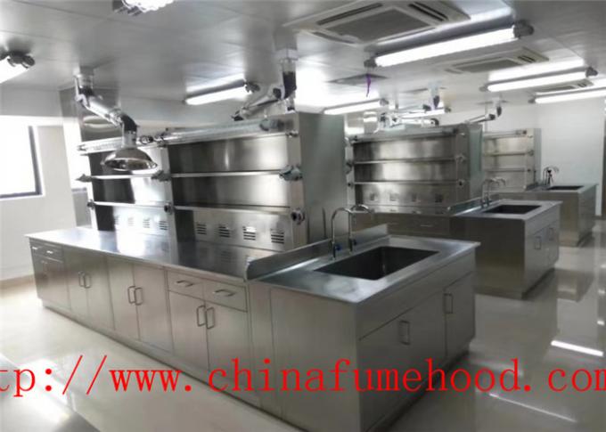 Tutela dos casos de aço inoxidável impermeável do laboratório da mobília do laboratório/metal da biologia 0