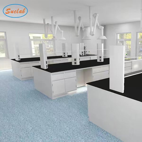 Bancada material de aço completa do laboratório da resistência de corrosão da promoção boa com gavetas e portas 1