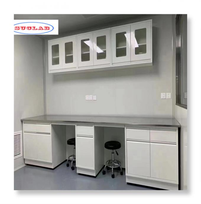 Acceptável OEM/ODM Cor Química Laboratório Móveis Laboratório Casework Fabricantes com embalagem de madeira compensada de exportação 4