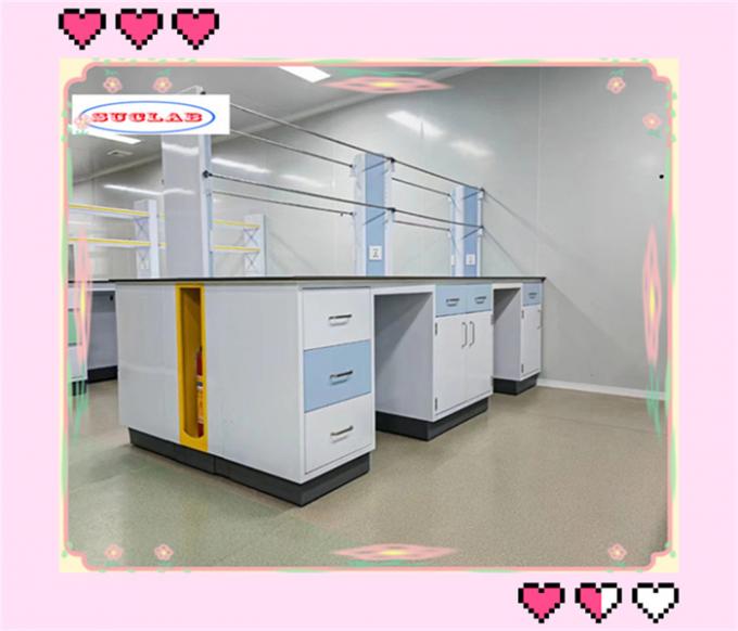 80kg Química laboratório banco de laboratório Casework com alto ambiente amigável 2