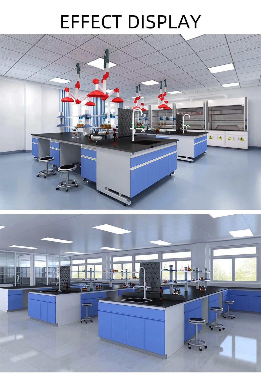 Bancos de laboratório modulares de madeira de aço Hong Kong Manutenção compartilhada em C e Manutenção de liga de alumínio de inserção 5