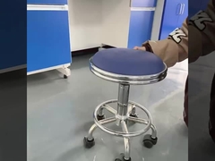 especificação química de couro macia antiestática da cadeira do laboratório do plutônio da ciência quente da escola da venda