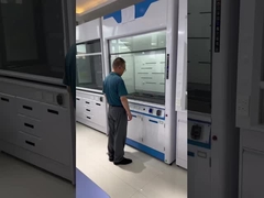 Capuz de escape de laboratório de alta qualidade com torneira de PP e capuz de fumo do lavatório