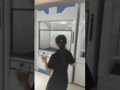 A capa completa das emanações dos PP, armários de emanações do laboratório da janela do PVC ajusta a velocidade de ar