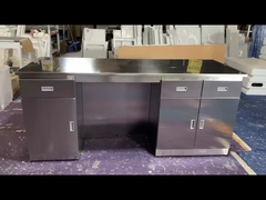 Tutela dos casos de aço inoxidável Multiscene do banco de laboratório do metal prático impermeável