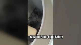 Um olhar mais atento: Capelas de laboratório personalizadas com sistema de controle manual da empresa de purificador úmido