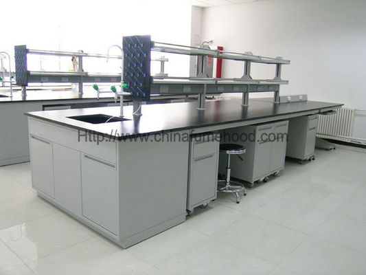 Bom preço Tabela de trabalho do laboratório com unidade de dissipador para mobília de aço do laboratório do centro das instituições educativas e do teste on-line
