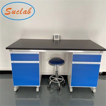 Bom preço Da bancada azul C do laboratório de química do metal quadro resistente aos ácidos do quadro H on-line