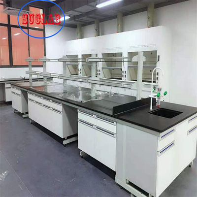 Bom preço Bancos de laboratório modulares resistentes químicos com corrosão inoxidável do armazenamento anti on-line