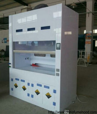 Bom preço Emanações Hood Laboratory Equipment dos PP da escola, armário de emanações do laboratório com torneira/dissipador on-line