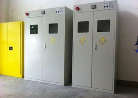 Bom preço Auto revestimento inoxidável da cola Epoxy dos armários de armazenamento do laboratório do alarme on-line