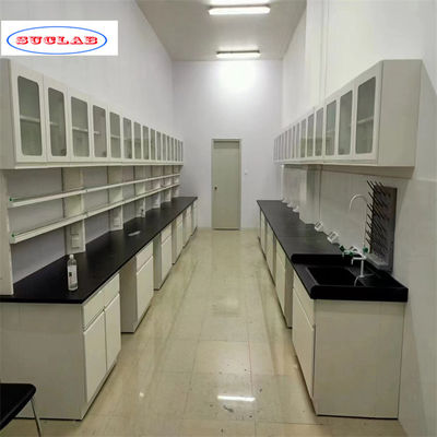 Bom preço Como banco de laboratório de química de desenho com 1 trilho e 2 racks incluídos on-line