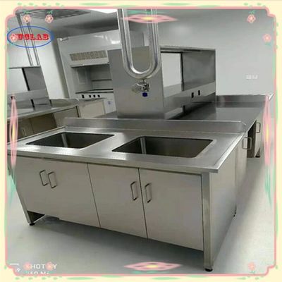 Bom preço Banco de laboratório de aço inoxidável de prata Mobiliário de laboratório 1500*750*900MM on-line