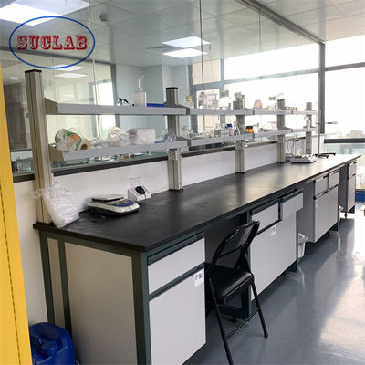 Bom preço Acessíveis OEM/ODM Móveis de laboratório de química Bancos de parede de laboratório com estrutura integrada on-line