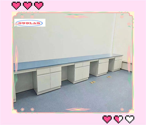 Bom preço Banco de laboratório de química retangular Dimensão L*1500/750 W *800/850mm H Personalizavel on-line