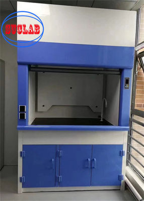 Bom preço Resina Epoxídica Armários de Fumo de Laboratório Resistente a Ácidos e Alcalinos 0,5-0,8m/s Velocidade do Ar on-line