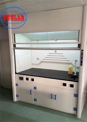 Bom preço Epoxi resina de trabalho de laboratório capuz de fumaça 0,3KW para extração de fumaça química e solução de ventilação on-line