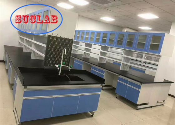 Bom preço Laboratório de Química Resistente a Resíduos Químicos Bancada de Trabalho de Laboratório Mesa de Trabalho Indonésia com superfície de trabalho de resina fenólica on-line