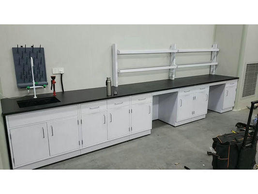Bom preço Laboratório de Química Banco de Resina Fenólica Worktop e Acero Quadro Casework Para Laboratório de Pesquisa on-line