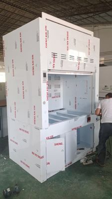 Bom preço Explosion-proof Fume Hood with Wet Scrubber Maker Airflow 100m3/h Safety System Anti-static on-line
