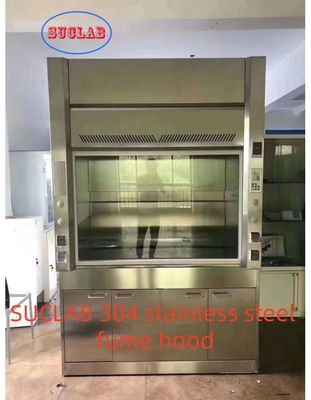 Bom preço Custom Original Color Upgrade Your Stainless Steel  Ducted Fume Hood Lab Fume Hood Design fin Laboratory with 220V/10A  and 250mm Air Outlet on-line