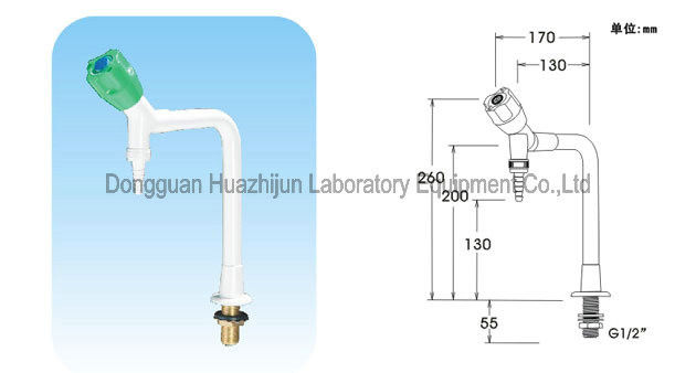 Venda Quente Single Port Faucet de laboratório de latão para bom preço e qualidade
