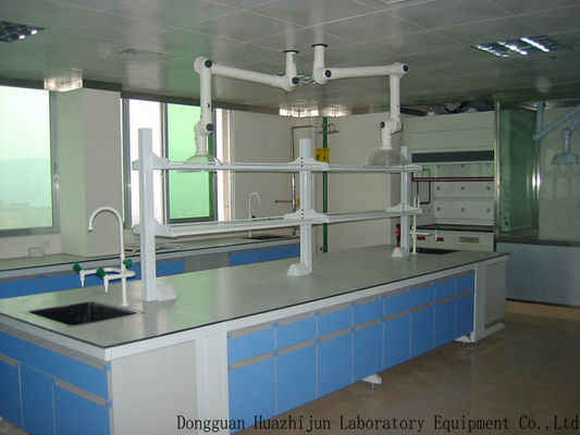 Bom preço Parte superior de madeira resistente aos ácidos do banco do sólido do punho 12.7mm da liga de alumínio da mobília do laboratório on-line