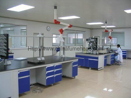 Bom preço Mobília de madeira do laboratório do quadro de aço de C, tabela superior contrária da ilha para o laboratório on-line
