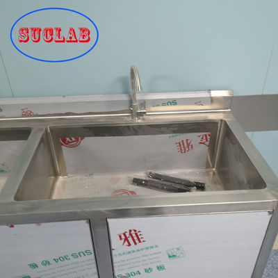 Bom preço O laboratório de aço inoxidável do uso químico médico do hospital dos preços do dissipador da lavagem de ResistanceHand da Oxidação-prova afunda o dissipador indutivo on-line