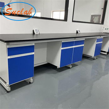 Bom preço Banco de laboratório modular durável resistente aos ácidos, bancada multifuncional do laboratório de química on-line