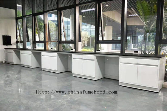 Bom preço Banco de aço impermeável da estação de trabalho do laboratório, bancos anticorrosivos da ilha no laboratório on-line