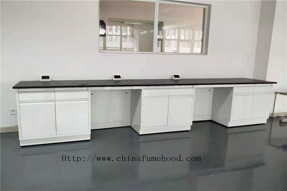Bom preço Banco inoxidável da ilha do laboratório da escola, armários duráveis do laboratório e bancadas on-line