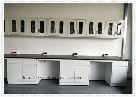 Bom preço Mobília da mesa do laboratório da parte superior da resina de Eoxy com resistência da cremalheira do reagente on-line