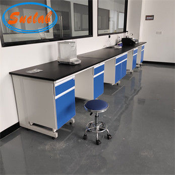 Bom preço 20 anos experimentam tabelas químicas do laboratório de Resitant da mobília do laboratório da fabricação do OEM para a pesquisa & o laboratório químico on-line