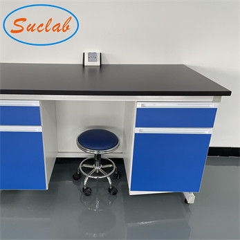 Bom preço O melhor projeto resistente químico branco cinzento azul da mobília do laboratório do banco de laboratório do OEM da qualidade on-line