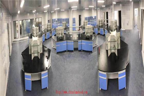 Bom preço Aço padrão à prova de fogo e banco da ilha do laboratório/mobília de madeira bancada do laboratório on-line