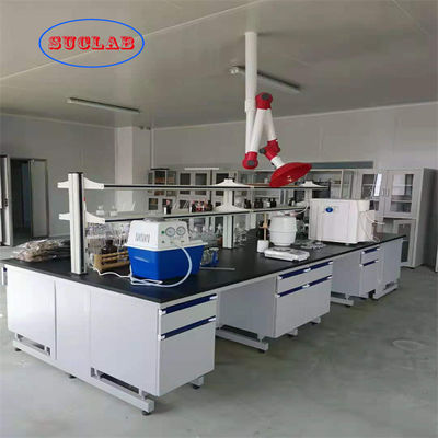 Bom preço Banco durável impermeável da ilha do laboratório, mobília modular do laboratório da anti corrosão on-line