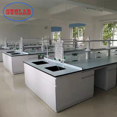 Bom preço Bancos modulares inoxidáveis da ilha no material de aço de múltiplos propósitos do laboratório on-line