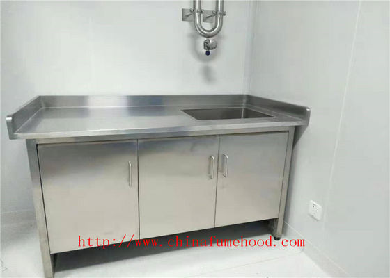 Bom preço 3000 litros ou 4500 milímetros L mobília de aço inoxidável de aço inoxidável branca do laboratório do banco de trabalho on-line