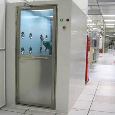 Bom preço O chuveiro de ar laminado da sala de limpeza da placa automático escolhe/porta dobro on-line