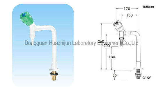 Bom preço Venda Quente Single Port Faucet de laboratório de latão para bom preço e qualidade on-line