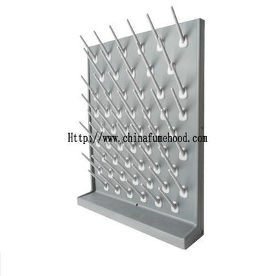 Bom preço Cremalheira de gotejamento plástica Lockable removível dos encaixes do laboratório dos PP Pegboard on-line