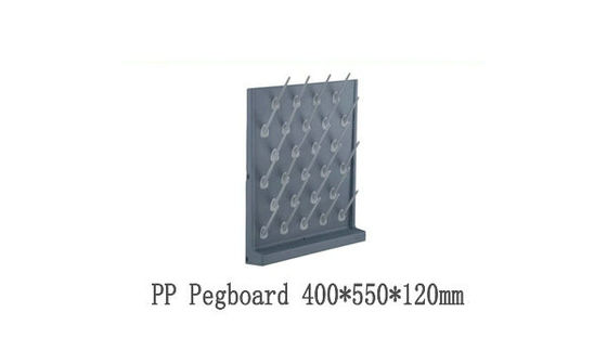 Bom preço Pegboard de PP de face única / Pegboard resistente a ácidos e álcalis / Fornecedor de Pegboard de PP on-line