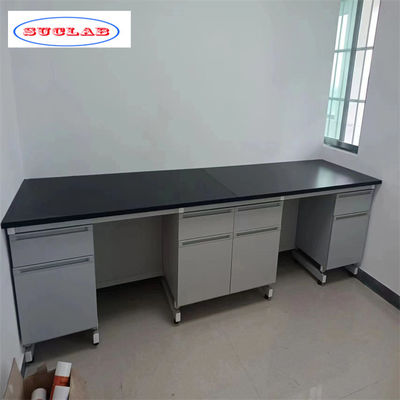 Bom preço Mebel de laboratório de química de madeira banco de laboratório de ilha Solução personalizável para laboratórios on-line