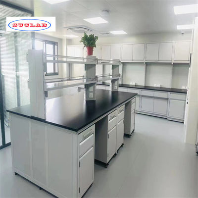Bom preço Bancos de trabalho de laboratório brancos - como desenho Número de furos conforme especificado on-line