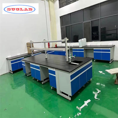 Bom preço Como estantes de desenho 60x30x34 polegadas laboratório de química de mesa de trabalho com luzes de desenho on-line