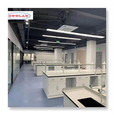 Bom preço Embalagem de madeira compensada para exportação Móveis de laboratório de química Design moderno e personalizável on-line