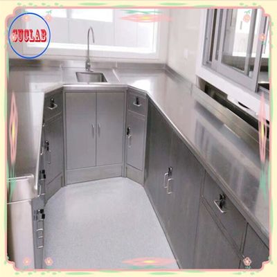 Bom preço Profissional de mobiliário de laboratório com gabinete de aço inoxidável e como pernas de desenho on-line