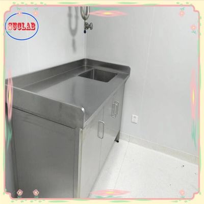 Bom preço Banco de laboratório de aço inoxidável polido com armários de desenho 1500*750*900MM on-line